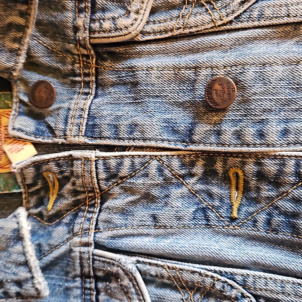 A&F VINTAGE Y2K MEDIUM DENIM JACKET - Picture 12 of 13